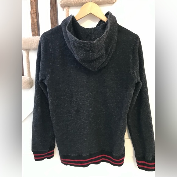 Roots Full Zip Hoodie Black Pepper Boys Size XXL - Picture 4 of 5